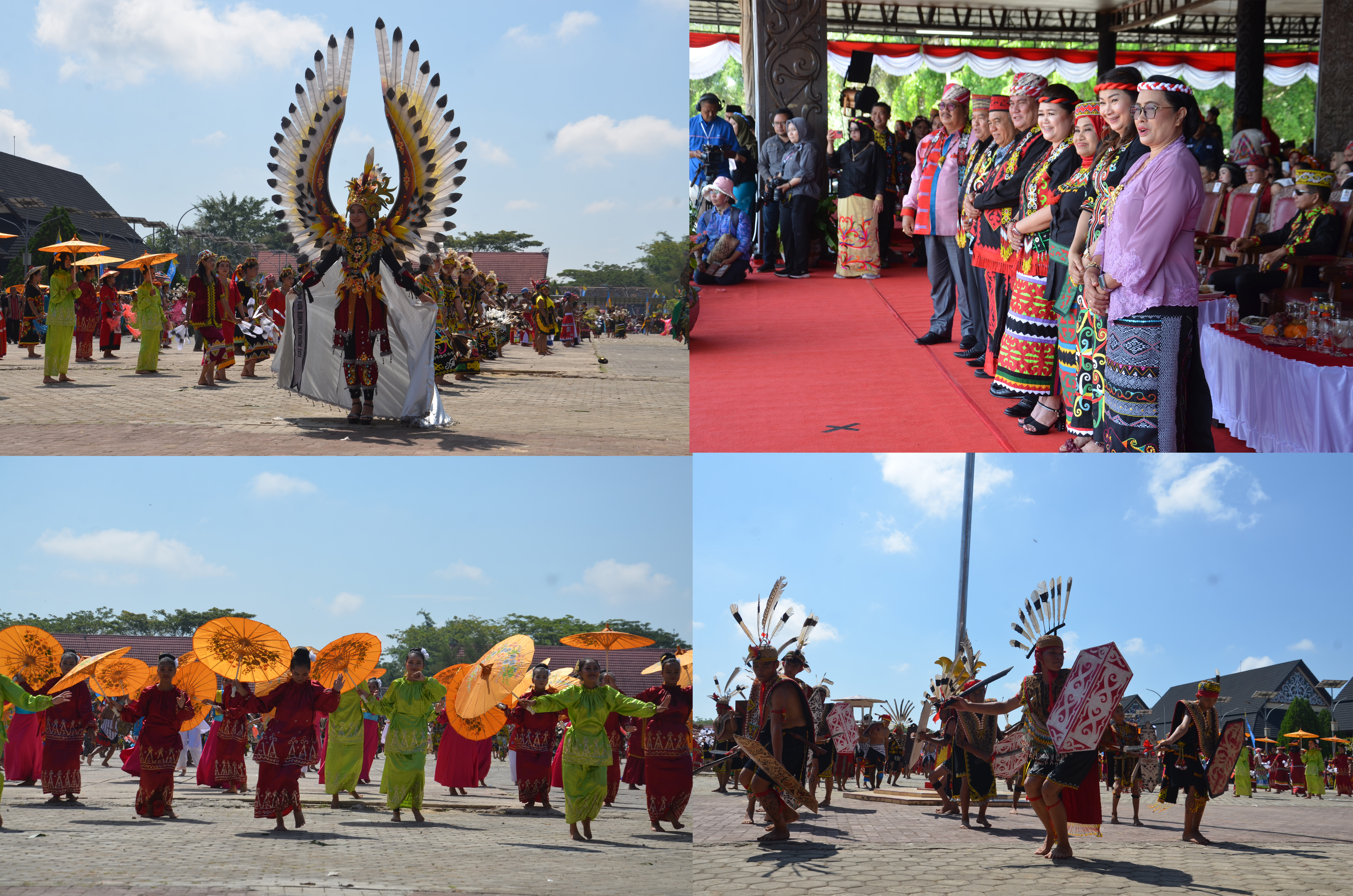 Tari Kolosal, Pukau Ribuan Masyarakat , Pada Hari Jadi Kubar ke-24 tahun
